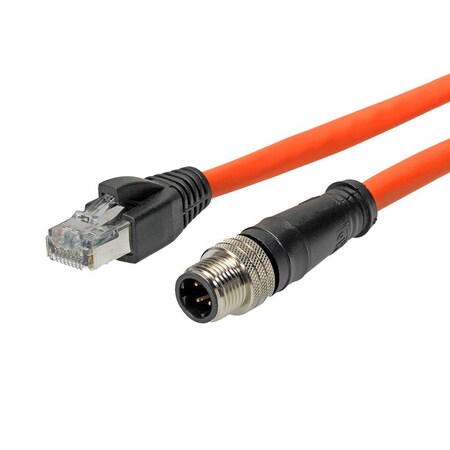 Molex M12-4P(D)-MM ST/RJ45 12M 1201080354